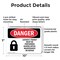 Signmission Lockout Tagout Setup Maintenance Repair Danger Sign, Plastic, 10in W x 7in L, 2PK OS-2PACK-DS-P-710-L-1428 - alternate 3